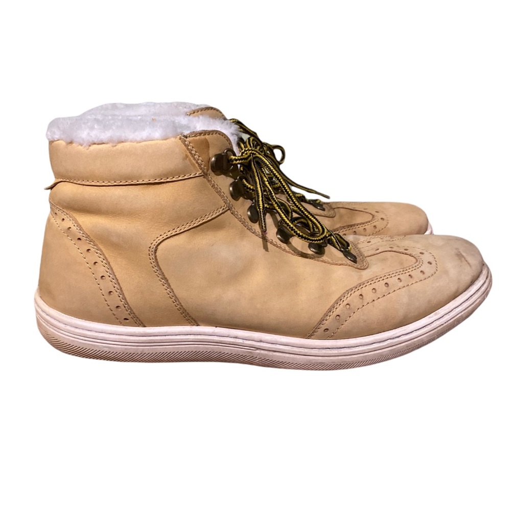 Vintage Foundry Company Sheepskin Lined Ankle Sneaker Boots